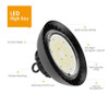 150W Samsung LED UFO High Bay Light Black Hook Mount - 19500 Lumens - 5 years Warranty - 5700K - ETL - 400W Equivalent 