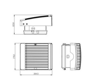 35w wall pack led lighting