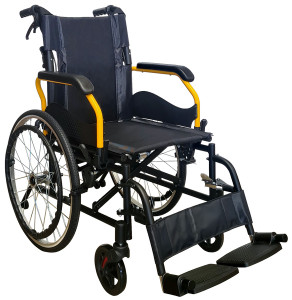 Sunny Yellow Petite / Junior Size Wheelchair. Sunny Yellow Petite / Junior Size Wheelchair.