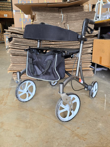 Old Stock PAB820TI EURO STYLE 10” FRONT X-FOLD ROLLATOR