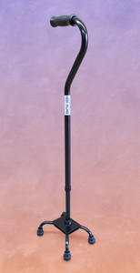 RCNB0101 227Kg HEAVY DUTY SMALL BASE QUAD CANE - STEEL RCNB0101 227Kg HEAVY DUTY SMALL BASE QUAD CANE - STEEL