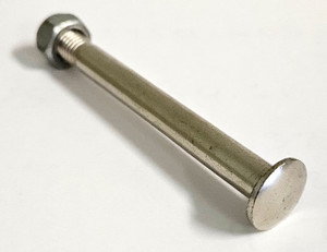 SRO232 CASTOR AXLE BOLT 75mm CUP HEAD