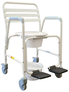 RCM0709 ALUMINIUM MOBILE SHOWER CHAIR COMMODE RCM0709 ALUMINIUM MOBILE SHOWER CHAIR COMMODE