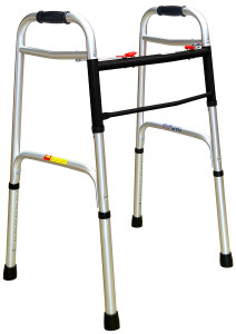 RWK102 FOLDING 2 BUTTON WALKING FRAME - Black RWK102 FOLDING 2 BUTTON WALKING FRAME - Black