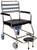 RCM0711 STAINLESS STEEL MOBILE SHOWER COMMODE CHAIR