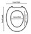 STO303  SMALL TOILET SEAT AND LID - 1"