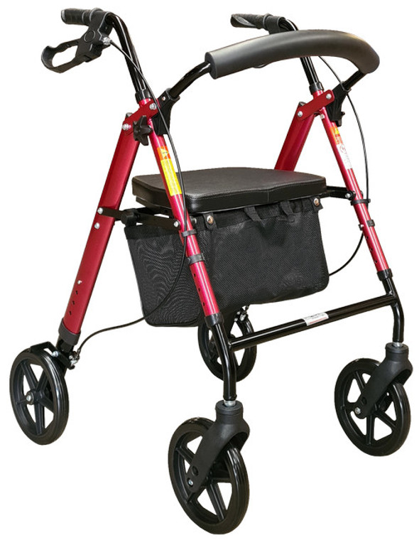 PA332 SLIM DUAL HEIGHT ADJUSTABLE 8" WHEEL TRAVEL ROLLATOR