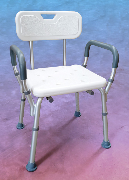 RBN206 ALUMINIUM BATH SEAT with BACK & ARMS