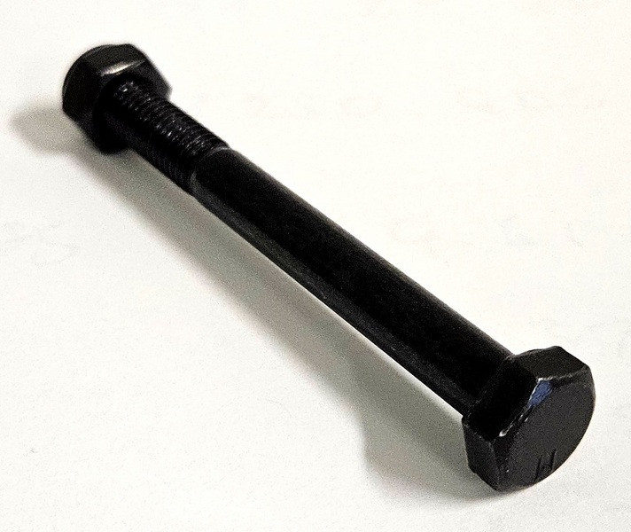SRO231 CASTOR AXLE BOLT 75mm HEX HEAD