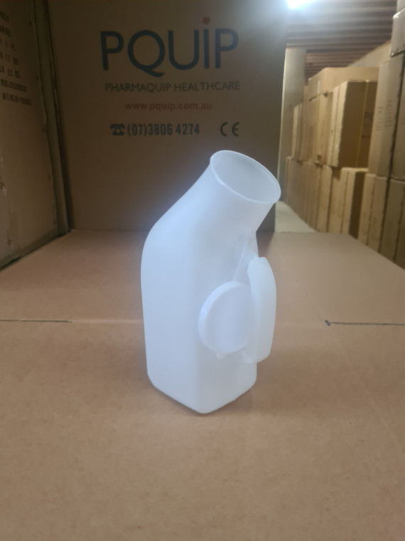 Sample SHORT TOP MALE URINAL with LID 1000ml