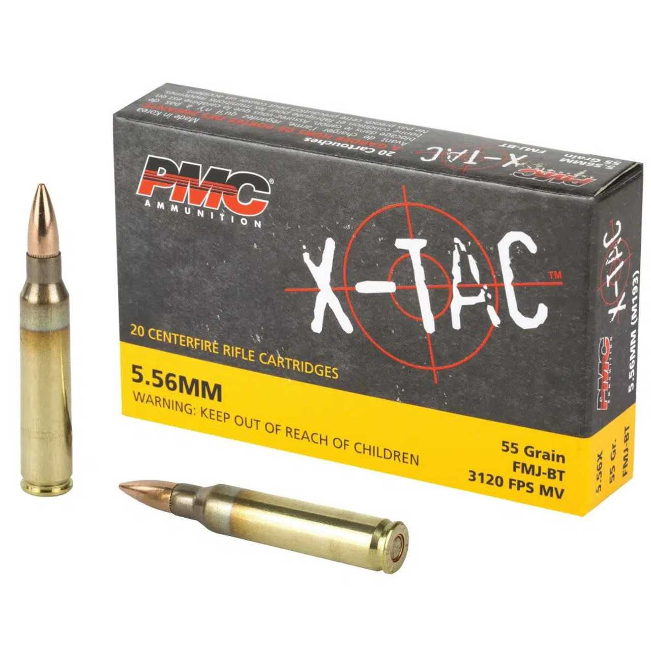PMC X-Tac 5.56x45mm 55 Grain FMJ