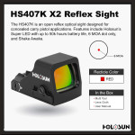 Holosun HS407K-X2 Reflex Sight 6 MOA Dot