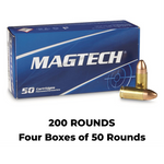 200 Rounds Magtech 9mm 115 Grain FMJ + T-Shirt