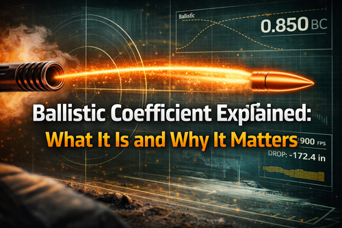 Ballistic Coefficient Explained: What It Is and Why It Matters