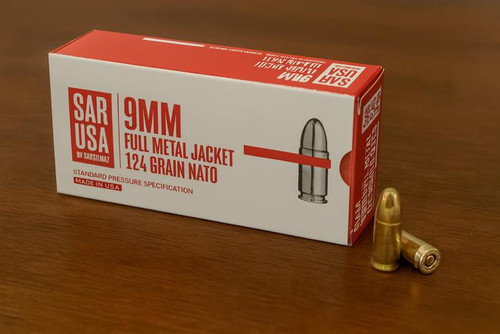 SAR USA 9mm FMJ Ammo Review SAR USA 9mm FMJ Ammo Review