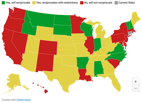 Connecticut Concealed Carry Reciprocity Guide