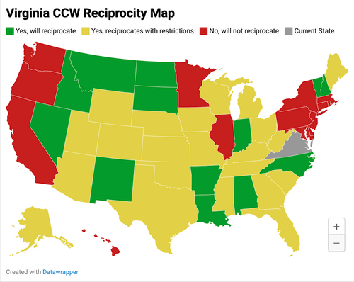 Virginia Concealed Carry Reciprocity Guide
