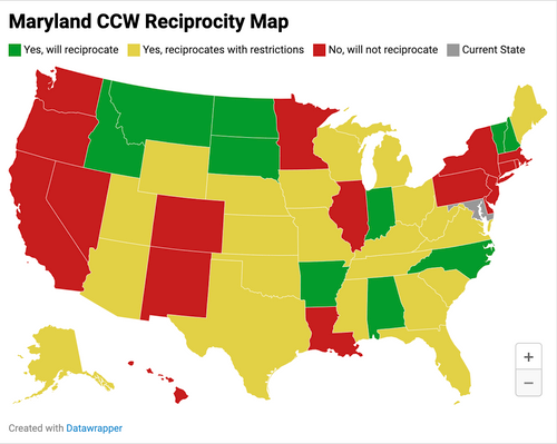 Maryland Concealed Carry Reciprocity Guide
