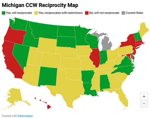 Michigan Concealed Carry Reciprocity Guide
