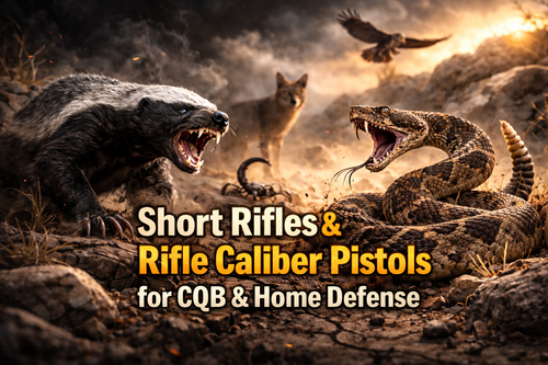 7 Best Short Rifles & Rifle Caliber Pistols for CQB & Home Defense