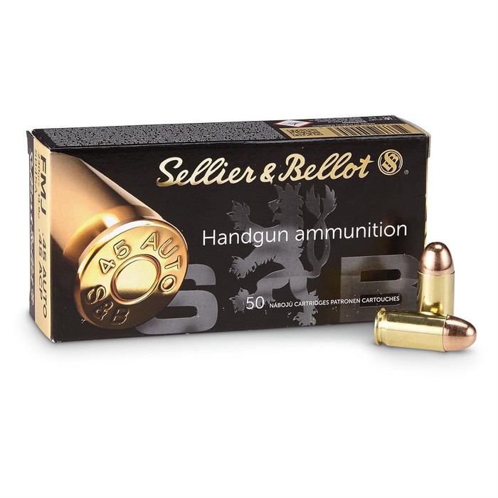 sellier & bellot 45 acp 230 grain fmj