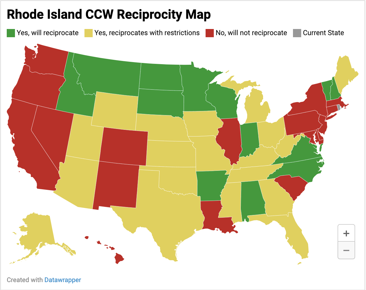 Rhode Island Concealed Carry Reciprocity Guide ProArmory