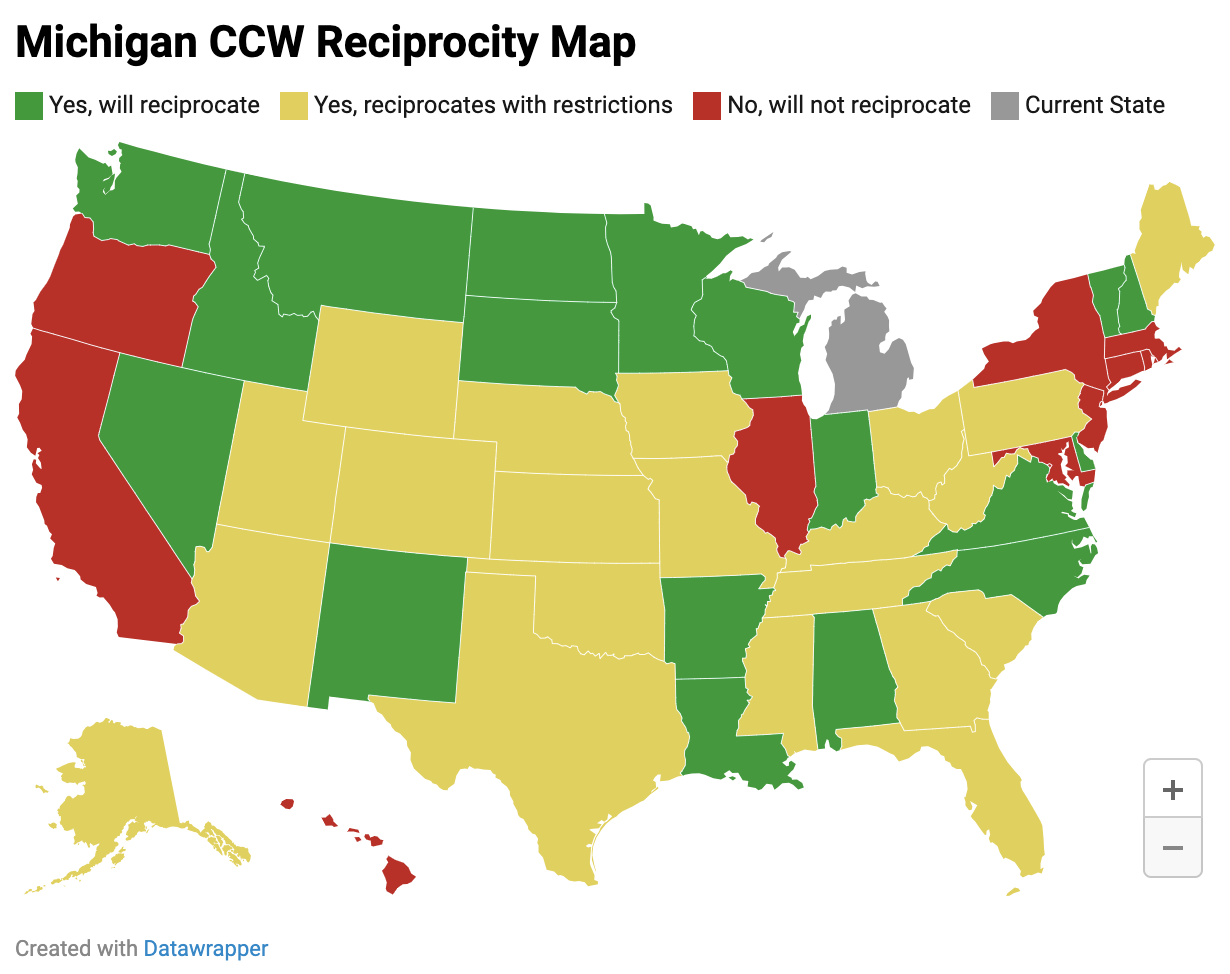 Michigan Concealed Carry Reciprocity Guide ProArmory