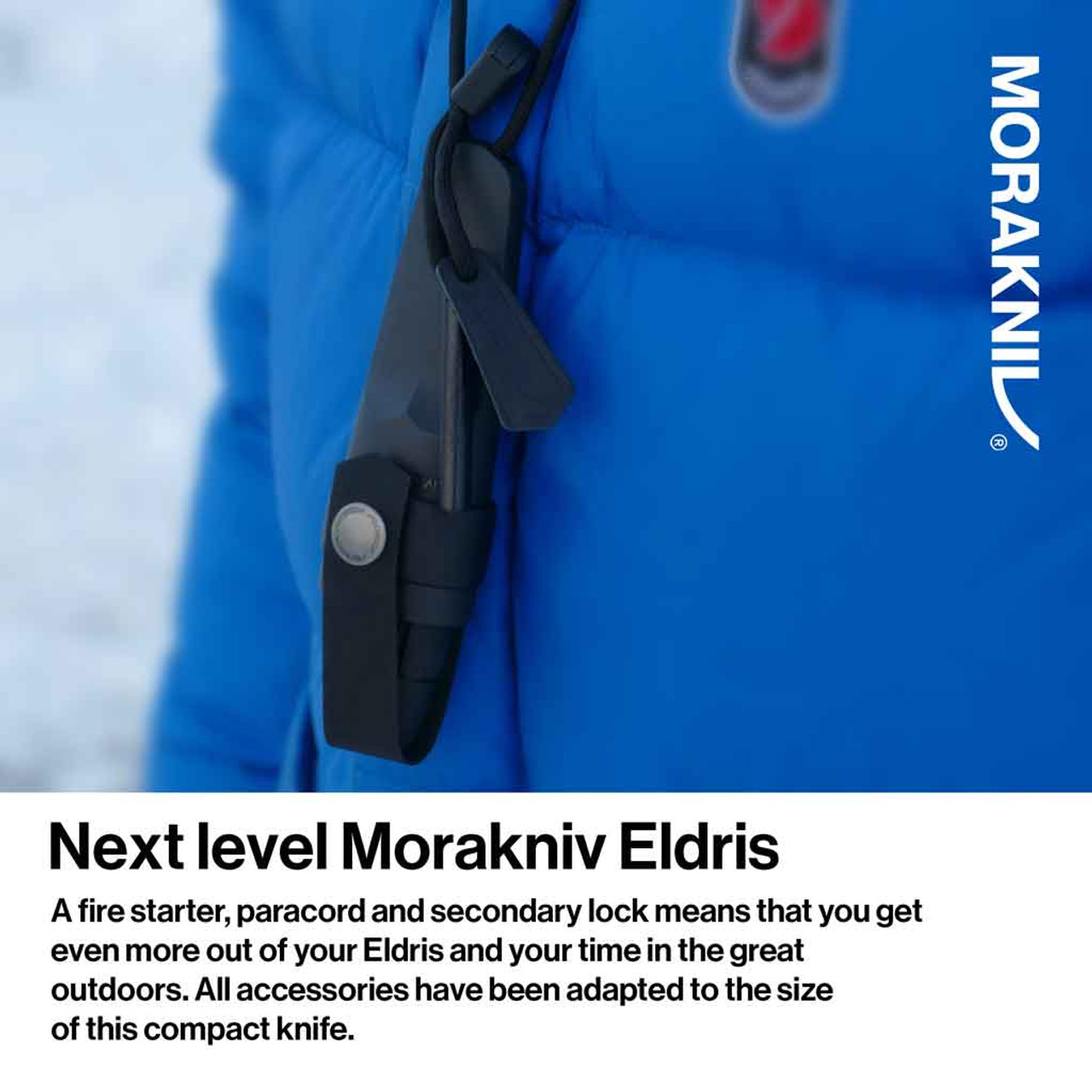 Morakniv - Eldris Knife Kit, Black - Sophos Survival
