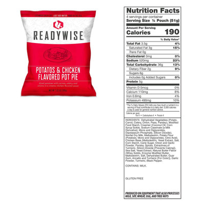 ReadyWise - Gluten Free 84 Serving Bucket