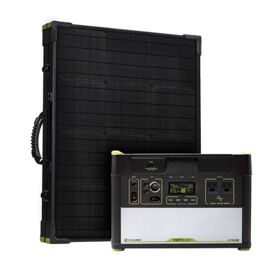 Goal Zero - Yeti 1000X + Boulder 100W | Solar Generator Kit