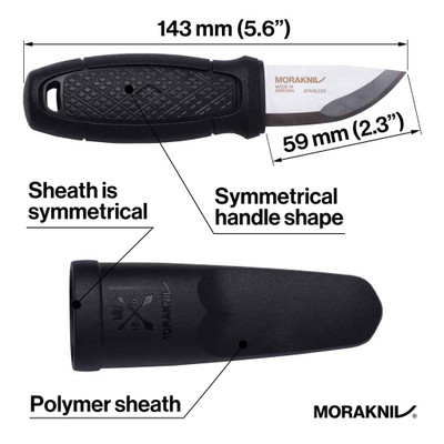 Morakniv - Eldris Knife, Black