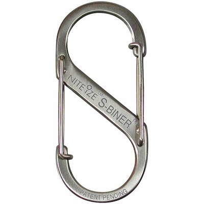 S-Biner Stainless Steel Dual Carabiner #3 - Stainless