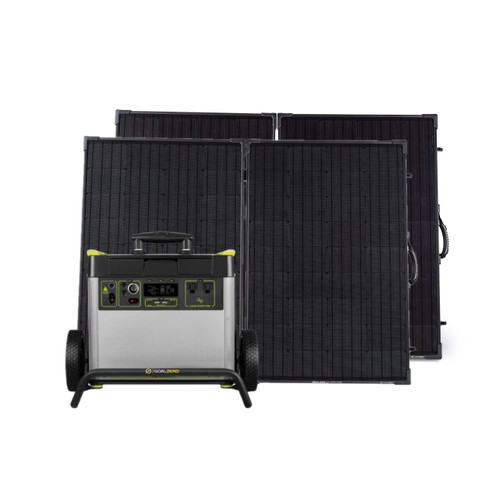 Goal Zero - Yeti 3000X + (2) Boulder 200W | Solar Generator Kit