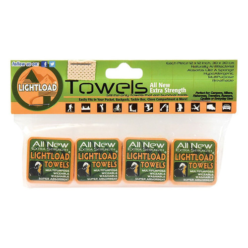 Lightload Mini Extra Strength Towel - 4 pk