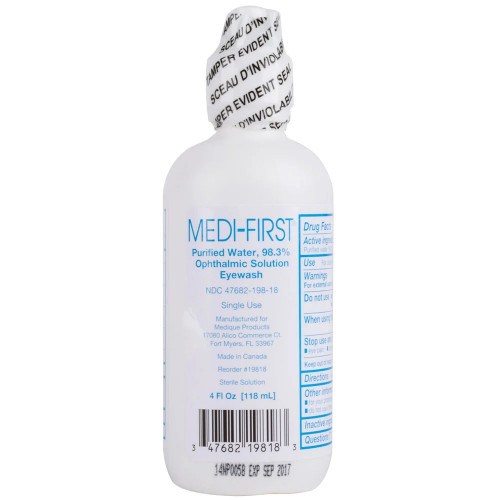 Medi-First Emergency Eyewash | 4 oz