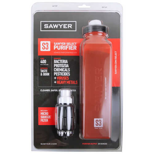 Sawyer - Select S3 Purifier System Water Bottle