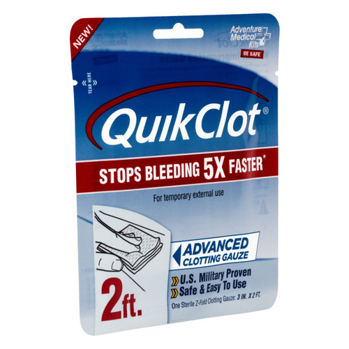 QuikClot Gauze - 3 in x 2 ft