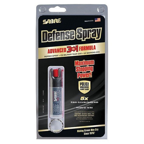 Sabre Key Ring Defense Pepper Spray