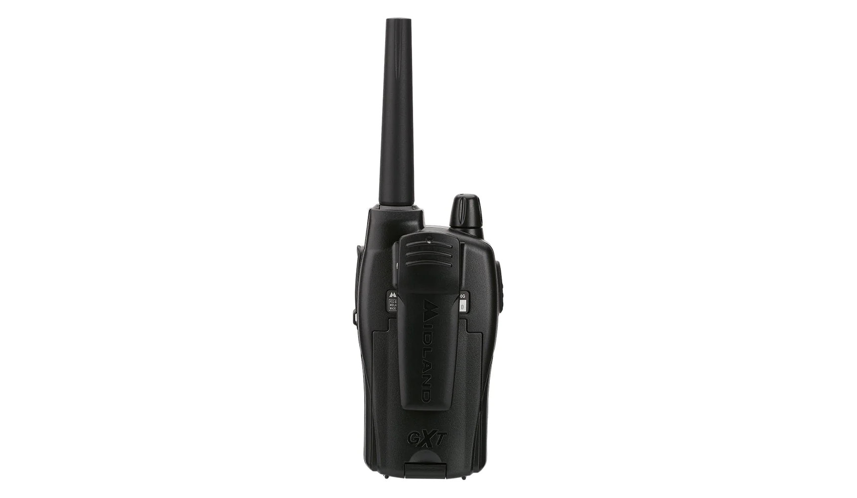 Midland GXT1000VP4 50 Channel GMRS Two-Way Radio Up to 36 Mile Range Walkie Talkie Black Silver (Pack of 6) - 3