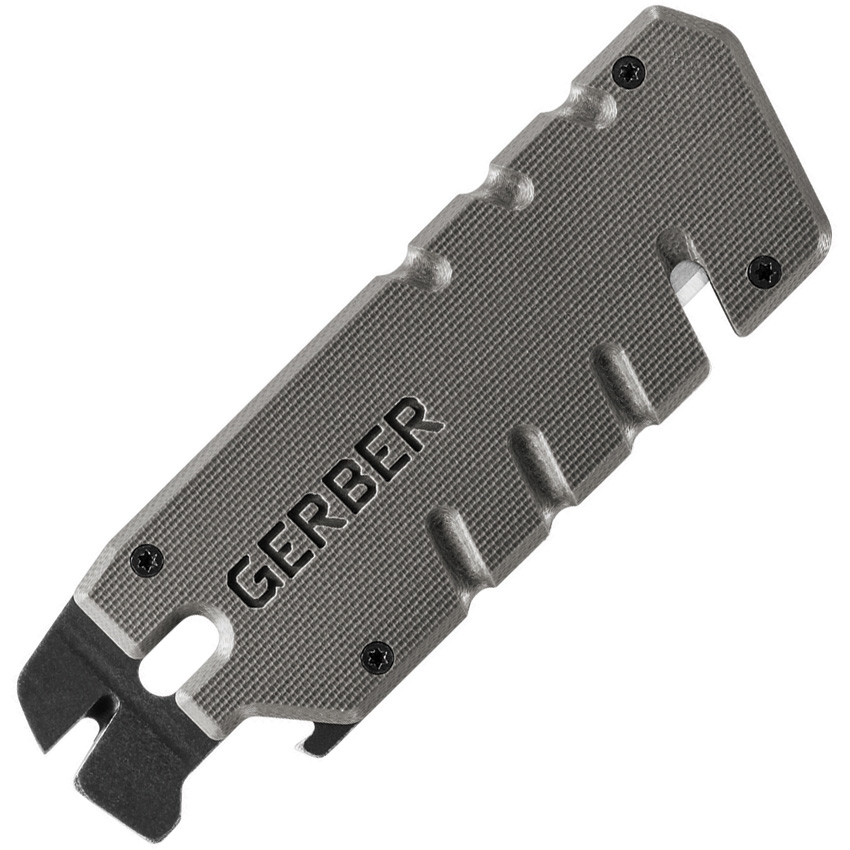GERBER PRYBRID GREY SLIDE LOCK UTILITY KNIFE EDC POCKET MULTI-TOOL w/ PRY  BAR