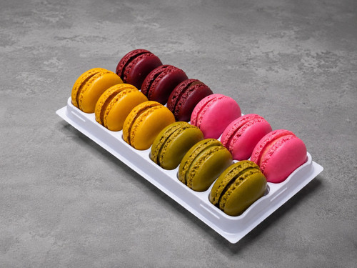 Dozen assorted macarons