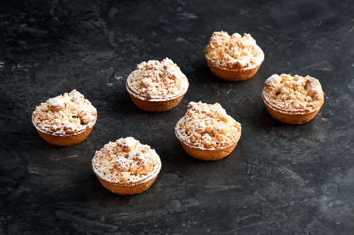6cm Apple Crumble Tarts