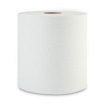 Boardwalk 1 Ply Hardwound Paper Towels  8" x 800 Ft, White, Case of 6