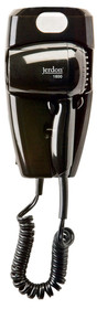 Jerdon JWM8CBD 1600W Wall Mount Hair Dryer with LED Night Light Black - Direct Wire