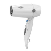 Sunbeam HD3005-001 1875 Watt Folding Hand-Held Hair Dryer, White