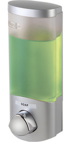 Better Living 76134 Euro Uno Dispenser, Translucent Container, Satin Silver