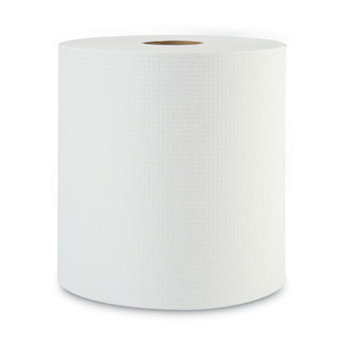 Boardwalk 1 Ply Hardwound Paper Towels  8" x 800 Ft, White, Case of 6