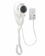 Hamilton Beach 8301 Wall Mount Hair Dryer with Night Light, 1500 Watt, White