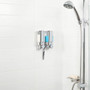 Better Living 76245 AVIVA II Shower Dispenser, Translucent Bottles, Chrome