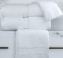 Oxford Vicenza Washcloth 13x13, 1.8 lb. 100% Cotton, Dobby Border & Dobby Hemmed, White, 1 dozen